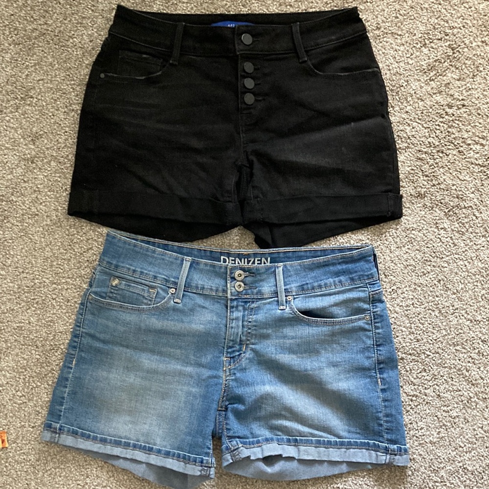 Two pair of short shorts. Apt 9, Levi’s